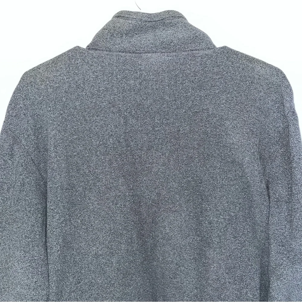 NORTH FACE Men’s Polartec Gray Quarter Zip Fleece Pullover Sweater Small